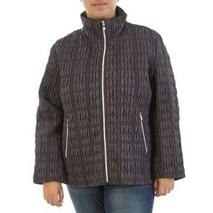 Anne Klein Quilted Black Jacket
